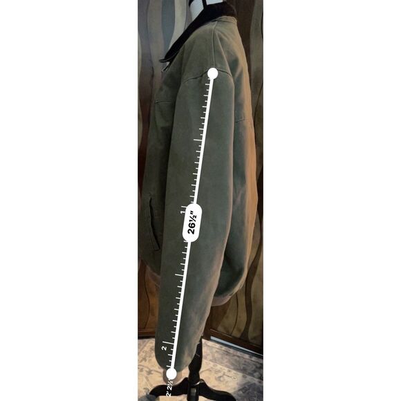 Vintage Carhartt Santa Fe jacket in faded olive green. Unsized. See description. - Picture 6 of 15